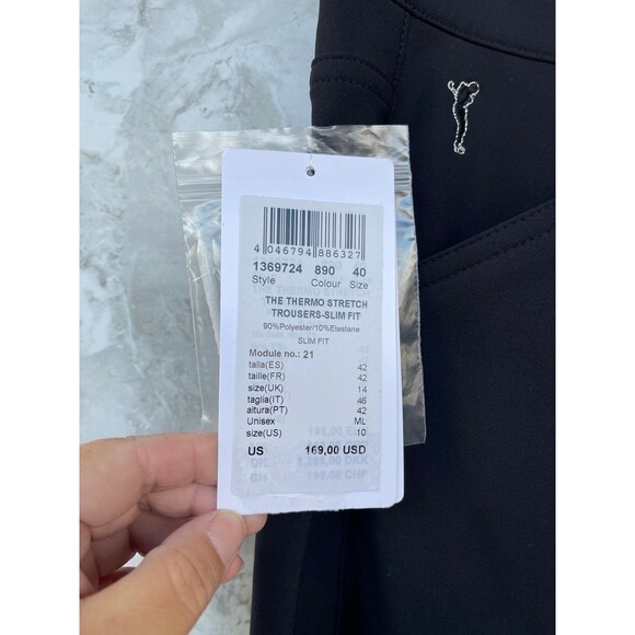 GOLFINO THE THERMO STRETCH TROUSERS-SLIM FIT size 10 - Picture 9 of 12